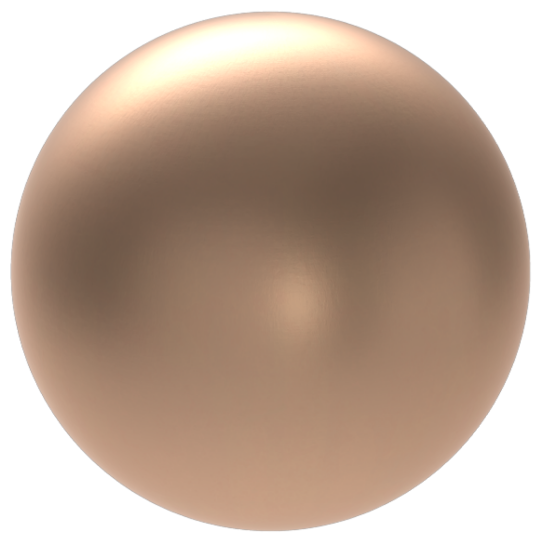 VeroMetal Bronze PBR sphere