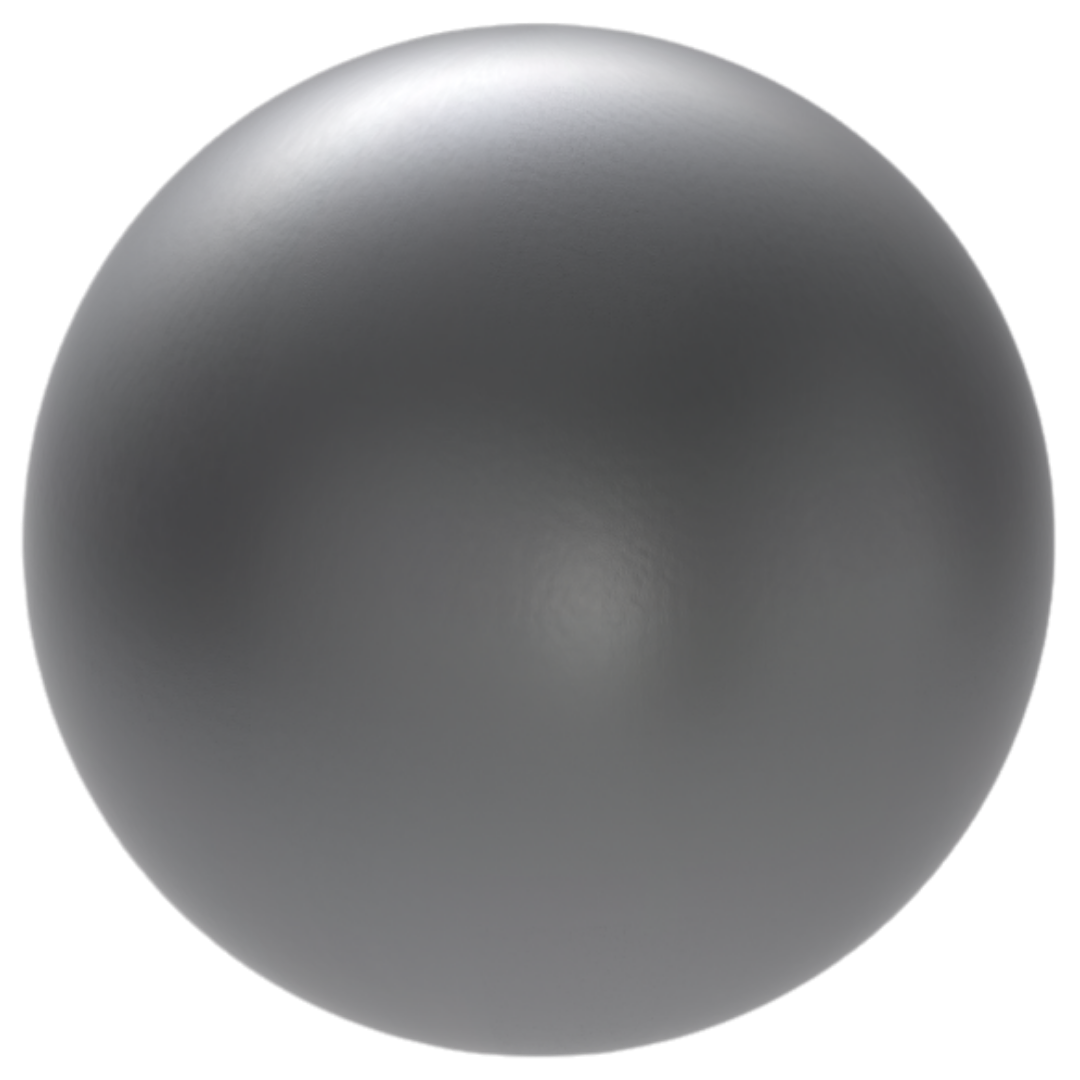 VeroMetal Iron PBR sphere