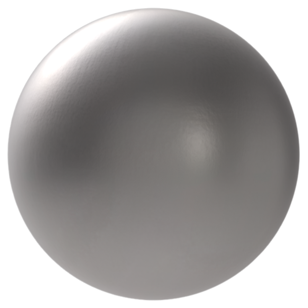VeroMetal Tin PBR sphere