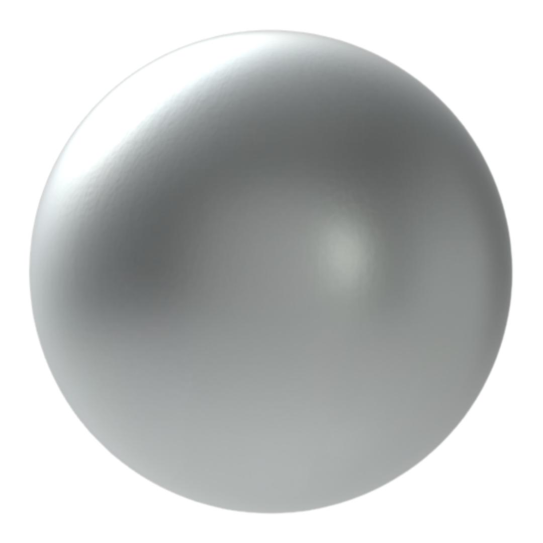 VeroMetal Zinc PBR sphere
